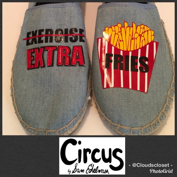 CIRCUS any SAM EDELMAN French FRIES ESPADRILLE 9 - Picture 2 of 8